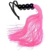 Розовая силиконовая плеть - 35,5 см. - Boys of Toys - купить с доставкой в Краснодаре