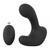 Черная анальная вибропробка с функцией расширения RC Butt Plug with 3 functions - Orion - в Краснодаре купить с доставкой