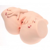 Телесный мастурбатор-полуторс Barbie - Naked Factory - в Краснодаре купить с доставкой