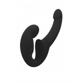 Черный безремневой страпон Share Lite - Fun Factory - купить с доставкой в Краснодаре