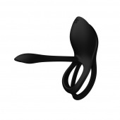 Черное эрекционное виброкольцо Bayek с пультом ДУ - Zalo - в Краснодаре купить с доставкой