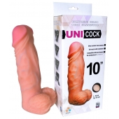 Фаллическая насадка Харнесс UNICOCK 10  - 25 см. - LOVETOY (А-Полимер) - купить с доставкой в Краснодаре
