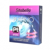 Стимулирующая насадка со спиралью из усиков Platino  Шторм - Sitabella - купить с доставкой в Краснодаре