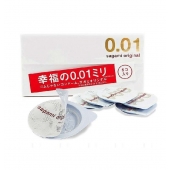 Супер тонкие презервативы Sagami Original 0.01 - 5 шт. - Sagami - купить с доставкой в Краснодаре