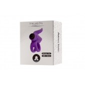 Эрекционное кольцо с подхватом мошонки и стимуляцией клитора Bullet Lastic Ring - Adrien Lastic - в Краснодаре купить с доставкой