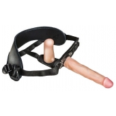 Женский страпон с вагинальной пробкой Woman Strap - 18 см. - LOVETOY (А-Полимер) - купить с доставкой в Краснодаре