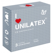 Презервативы с точками Unilatex Dotted - 3 шт. - Unilatex - купить с доставкой в Краснодаре