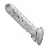 Утолщающая ребристая насадка на пенис - Доминирующее кольцо - в Краснодаре купить с доставкой