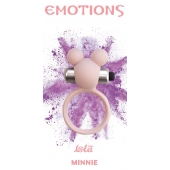 Розовое эрекционное виброколечко Emotions Minnie Light pink - Lola Games - в Краснодаре купить с доставкой