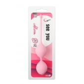 Розовые вагинальные шарики SEE YOU IN BLOOM DUO BALLS 36MM - Dream Toys