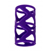 Фиолетовая насадка-сетка на пенис - 7,5 см. - A-toys - в Краснодаре купить с доставкой