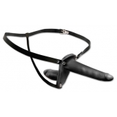 Женский страпон с вагинальной пробкой Double Penetrix Strap-on - 15 см. - Pipedream - купить с доставкой в Краснодаре