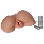 Телесная вибровагина из киберкожи с выносным пультом - LOVETOY (А-Полимер) - в Краснодаре купить с доставкой