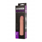 Насадка-удлинитель Extension sleeve телесного цвета - 18,5 см. - Sitabella - в Краснодаре купить с доставкой