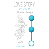 Голубые вагинальные шарики Love Story Moulin Rouge - Lola Games