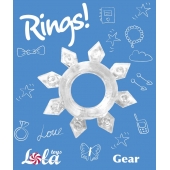 Прозрачное эрекционное кольцо Rings Gear - Lola Games - в Краснодаре купить с доставкой