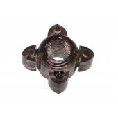 Чёрное эрекционное кольцо Rings Screw - Lola Games - в Краснодаре купить с доставкой