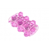 Розовая насадка на пенис Rings Armour - Lola Games - в Краснодаре купить с доставкой