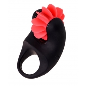 Чёрно-красное эрекционное виброкольцо Erotist - Erotist Adult Toys - в Краснодаре купить с доставкой