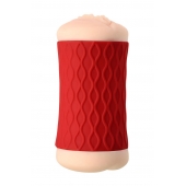 Двухсторонний мастурбатор JOS  NADIN в красном цилиндре - JOS - в Краснодаре купить с доставкой