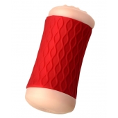 Двухсторонний мастурбатор JOS  NADIN в красном цилиндре - JOS - в Краснодаре купить с доставкой