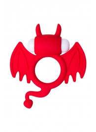 Красное эрекционное кольцо на пенис JOS COCKY DEVIL - JOS - в Краснодаре купить с доставкой