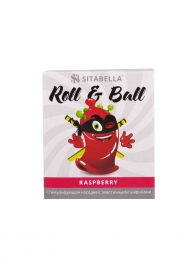 Стимулирующий презерватив-насадка Roll   Ball Raspberry - Sitabella - купить с доставкой в Краснодаре