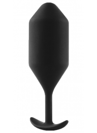 Чёрная пробка для ношения B-vibe Snug Plug 5 - 14 см. - b-Vibe