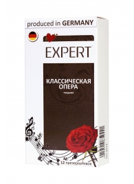 Гладкие презервативы Expert  Классическая опера  - 12 шт. - Expert - купить с доставкой в Краснодаре