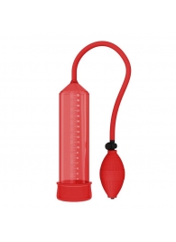 Красная вакуумная помпа - 25 см. - Rubber Tech Ltd - в Краснодаре купить с доставкой