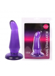 Фиолетовая анальная втулка - 13 см. - Bior toys
