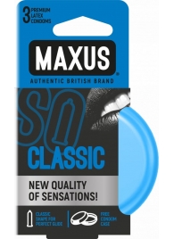 Классические презервативы в железном кейсе MAXUS Classic - 3 шт. - Maxus - купить с доставкой в Краснодаре