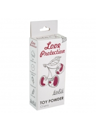 Пудра для игрушек Love Protection с ароматом вишни - 15 гр. - Lola Games - купить с доставкой в Краснодаре