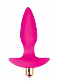 Розовая коническая анальная пробка Sweet Toys - 10,5 см. - Bior toys