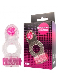 Прозрачное эрекционное кольцо Erowoman-Eroman - Erowoman-Eroman - в Краснодаре купить с доставкой