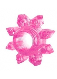 Розовое эрекционное кольцо Cockring star - Erowoman-Eroman - в Краснодаре купить с доставкой