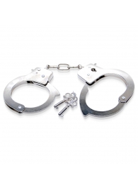 Металлические наручники Metal Handcuffs с ключиками - Pipedream - купить с доставкой в Краснодаре