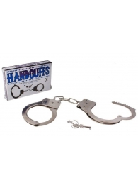 Серебристые металлические наручники с ключиками - Сима-Ленд - купить с доставкой в Краснодаре