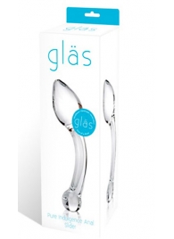 Прозрачная капля для массажа простаты Pure Slider - Glas - в Краснодаре купить с доставкой