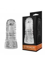 Прозрачный двусторонний мастурбатор STROKER №3 - Rubber Tech Ltd - в Краснодаре купить с доставкой