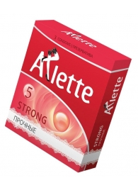 Ультрапрочные презервативы Arlette Strong - 3 шт. - Arlette - купить с доставкой в Краснодаре
