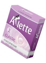 Классические презервативы Arlette Classic - 3 шт. - Arlette - купить с доставкой в Краснодаре
