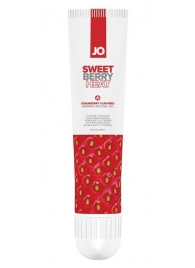 Стимулирующий клиторальный гель со вкусом клубники JO Sweet Berry Heat - 10 мл. - System JO - купить с доставкой в Краснодаре