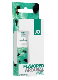 Стимулирующий клиторальный гель со вкусом мятного шоколада JO Mint Chip Chill - 10 мл. - System JO - купить с доставкой в Краснодаре