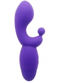 Фиолетовый вибратор INDULGENCE G Kiss - 16,5 см. - Howells