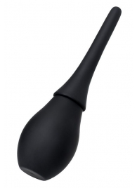 Черный силиконовый анальный душ A-toys с гладким наконечником - A-toys - купить с доставкой в Краснодаре
