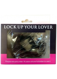 Черные меховые наручники Love с ключиками - Baile - купить с доставкой в Краснодаре