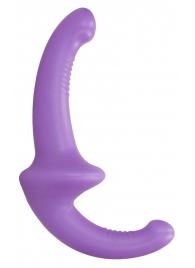 Фиолетовый безремневой страпон Silicone Strapless Strapon - Shots Media BV - купить с доставкой в Краснодаре