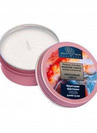 Массажная свеча  Фруктовая фантазия - БиоМед - купить с доставкой в Краснодаре