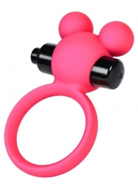 Розовое виброкольцо на пенис A-Toys - A-toys - в Краснодаре купить с доставкой